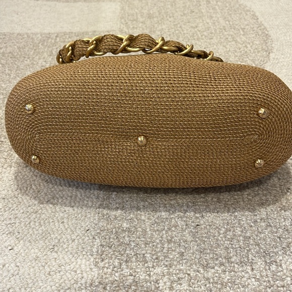 Eric Javits raffia chain link shoulder bag - Picture 7 of 8